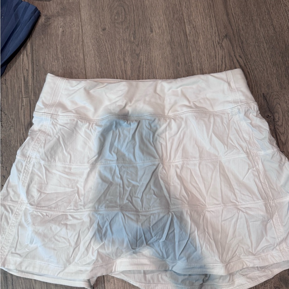 lululemon athletica White Athletic Skirt with Built-In Liner